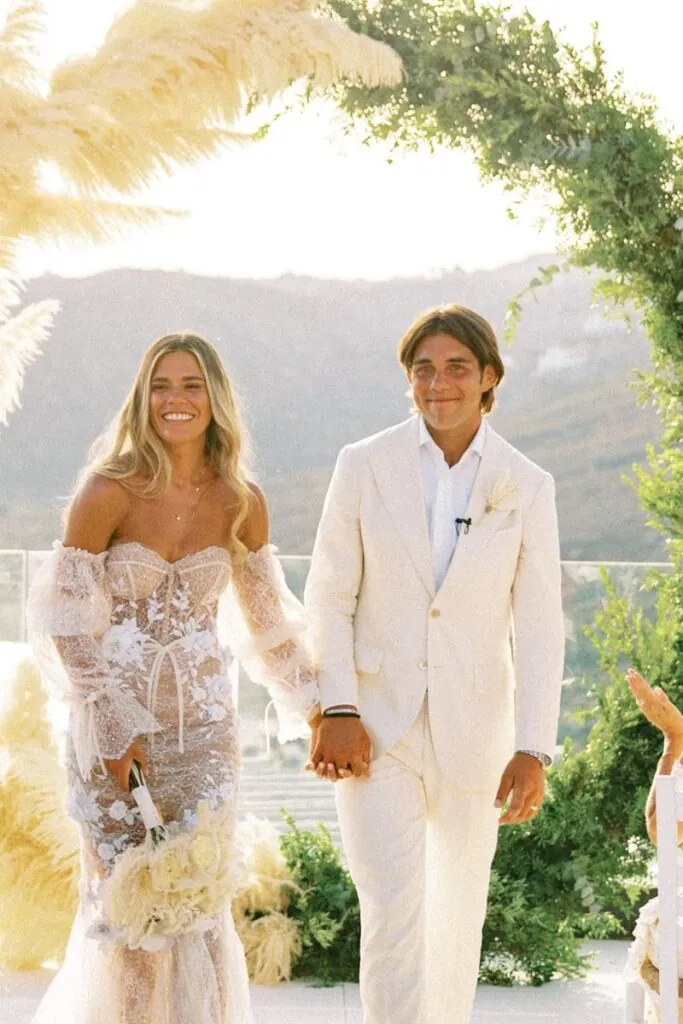 Lizzie & Joshua wedding film, Royal Myconian, Mykonos