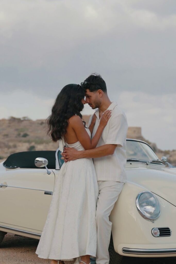 Omer and Ron at their wedding at Art Villas Greece, Crete, filmed by Konstantinos Liopetas